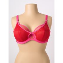 ELOMI - Soutien-gorge rouge en nylon - Femme - Taille 100F - Modz