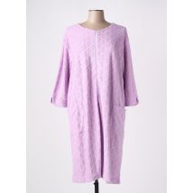 PEIGNORA - Robe de chambre violet en coton - Femme - Taille 44 - Modz