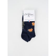 MAISON BROUSSAUD - Chaussettes bleu en coton - Homme - Taille 39-42 - Modz