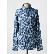 DESOTO - Chemise manches longues bleu clair en coton - Homme - Taille M - Modz