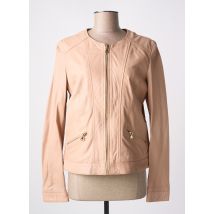OAKWOOD - Veste simili cuir beige en polyester - Femme - Taille 40 - Modz