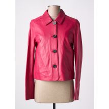 OAKWOOD - Veste simili cuir rose en polyester - Femme - Taille 40 - Modz