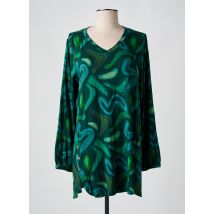 AGATHE & LOUISE - Tunique manches longues vert en viscose - Femme - Taille 40 - Modz