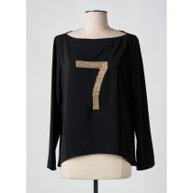 HIPPOCAMPE - Top noir en polyester - Femme - Taille 36 - Modz
