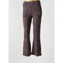 AGATHE & LOUISE - Pantalon flare marron en coton - Femme - Taille 38 - Modz