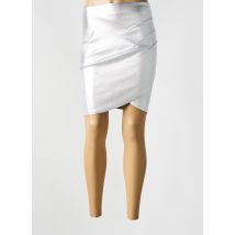 JUBYLEE - Jupe courte argent en polyester - Femme - Taille 36 - Modz