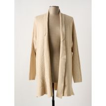 TANDEM - Veste casual beige en viscose - Femme - Taille TU - Modz