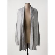 TANDEM - Gilet manches longues gris en viscose - Femme - Taille TU - Modz