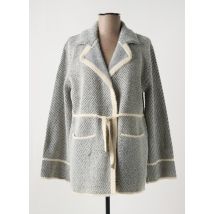 MARINA V - Gilet manches longues gris en polyamide - Femme - Taille 40 - Modz
