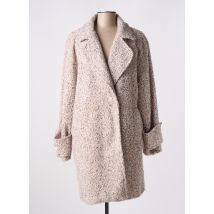 KAKIE - Manteau long beige en polyester - Femme - Taille 50 - Modz