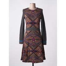 ALDO MARTIN'S - Robe mi-longue gris en viscose - Femme - Taille 38 - Modz