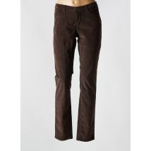 WEEKEND MAXMARA - Pantalon slim marron en coton - Femme - Taille 44 - Modz
