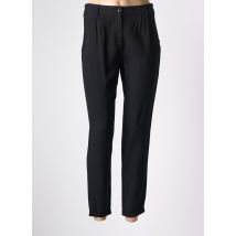 PABLO - Pantalon droit noir en viscose - Femme - Taille 36 - Modz