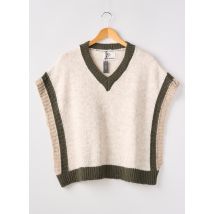 STUDIO PARISIEN - Pull beige en acrylique - Femme - Taille TU - Modz