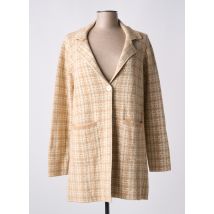 TRIPODE - Manteau long beige en viscose - Femme - Taille 42 - Modz