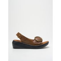 FLY LONDON - Sandales/Nu pieds marron en cuir - Femme - Taille 36 - Modz