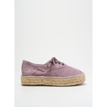 NATURAL WORLD - Espadrilles violet en textile - Femme - Taille 37 - Modz