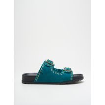 L'ATELIER TROPÉZIEN - Mules/Sabots bleu en cuir - Femme - Taille 37 - Modz