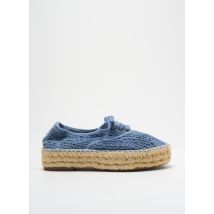 NATURAL WORLD - Espadrilles bleu en textile - Femme - Taille 36 - Modz