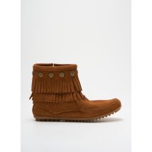 MINNETONKA - Bottines/Boots marron en cuir - Femme - Taille 36 - Modz