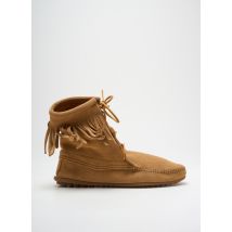 MINNETONKA - Bottines/Boots marron en cuir - Femme - Taille 38 - Modz