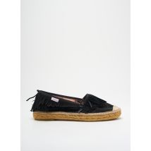 SPARTUM - Espadrilles noir en cuir - Femme - Taille 39 - Modz