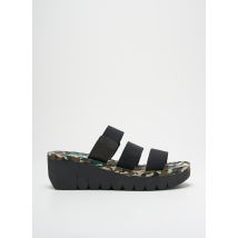 FLY LONDON - Sandales/Nu pieds noir en cuir - Femme - Taille 42 - Modz