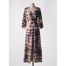 MAISON HOTEL - Robe longue bleu en coton - Femme - Taille 38 - Modz