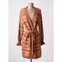 NEKANE - Gilet manches longues orange en polyester - Femme - Taille 36 - Modz