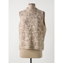 MAISON HOTEL - Pull marron en acrylique - Femme - Taille 40 - Modz