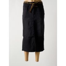 GEISHA - Jupe mi-longue noir en coton - Femme - Taille 44 - Modz