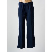 I.CODE (By IKKS) - Pantalon droit bleu en polyester - Femme - Taille 42 - Modz