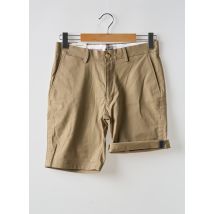 BEN SHERMAN - Bermuda marron clair en coton - Homme - Taille W30 - Modz