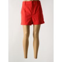 I.CODE (By IKKS) - Short rouge en coton - Femme - Taille 40 - Modz