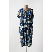 MCM - Robe mi-longue bleu en polyester - Femme - Taille 40 - Modz