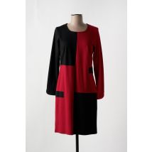 IMPULSION - Robe mi-longue rouge en polyester - Femme - Taille 40 - Modz