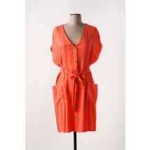LEE COOPER - Robe courte orange en viscose - Femme - Taille 46 - Modz