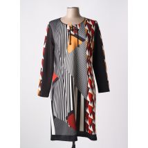 IMPULSION - Robe mi-longue noir en polyester - Femme - Taille TU - Modz