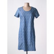 IMPULSION - Robe mi-longue bleu en coton - Femme - Taille 48 - Modz