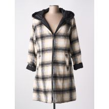 SATURNE - Manteau long beige en polyester - Femme - Taille 44 - Modz