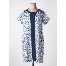 IMPULSION - Robe mi-longue bleu en polyester - Femme - Taille 50 - Modz