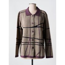 OMC - Gilet manches longues violet en acrylique - Femme - Taille 40 - Modz