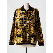 OMC - Gilet manches longues jaune en acrylique - Femme - Taille 40 - Modz
