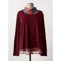 S.QUISE - Top rouge en coton - Femme - Taille 46 - Modz
