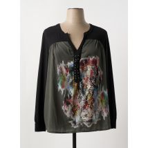 ZELI - Blouse noir en polyester - Femme - Taille 56 - Modz