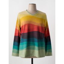 I.ODENA - Pull jaune en polyester - Femme - Taille 48 - Modz