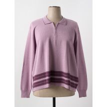LAS CABRILLAS - Pull violet en acrylique - Femme - Taille 46 - Modz