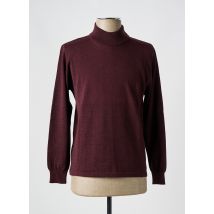 LAS CABRILLAS - Pull col roulé violet en acrylique - Homme - Taille L - Modz