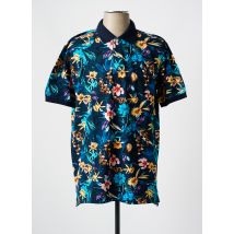 CARLOS CORDOBA - Polo bleu en coton - Homme - Taille 3XL - Modz