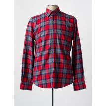 CARLOS CORDOBA - Chemise manches longues rouge en coton - Homme - Taille S - Modz